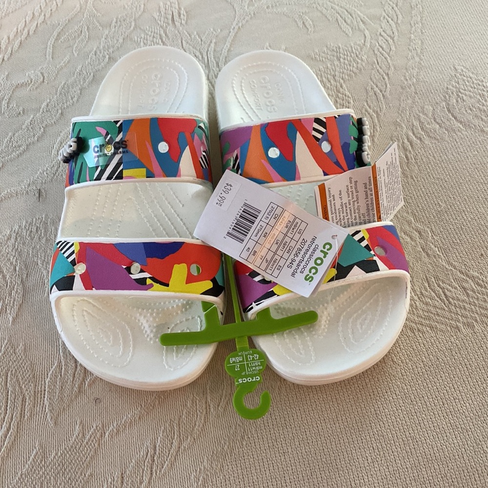 Croc slides/sandals; NWT
